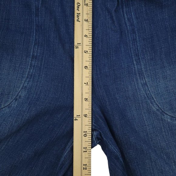 Cloth and Stone Blue Chambray Halter Mock Neck Denim Jumpsuit Womens S Wide Leg - Picture 6 of 16